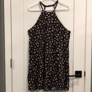 Floral halter top dress